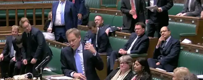 Grant Shapps made the comments in parliament today