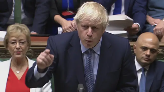Boris Johnson addresses parliament after the Supreme Court ruled he acted unlawfully