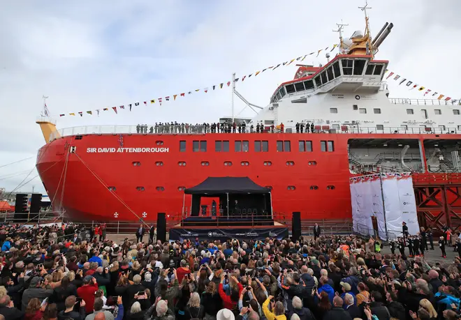 The vessel will be used in the Arctic and Antarctica to study the planet's oceans
