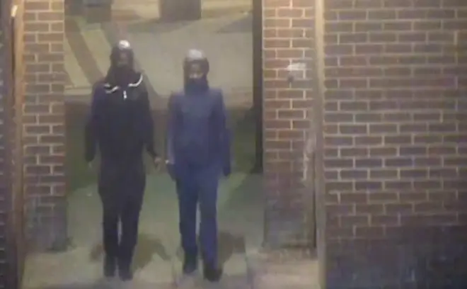 Police are now trying to identify these two men