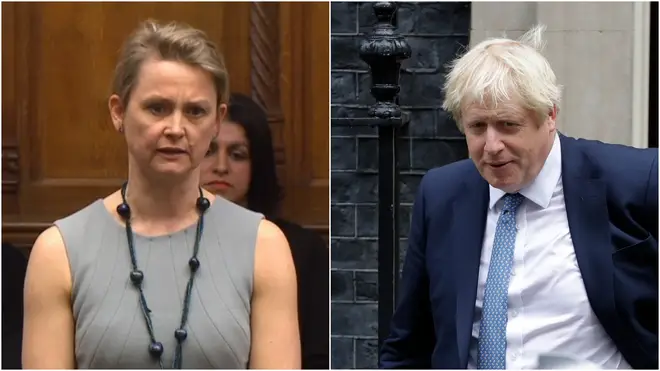 Yvette Cooper's daughter Ellie criticised the PM's language