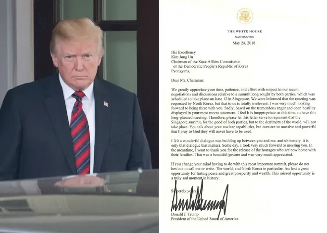 Trump letter