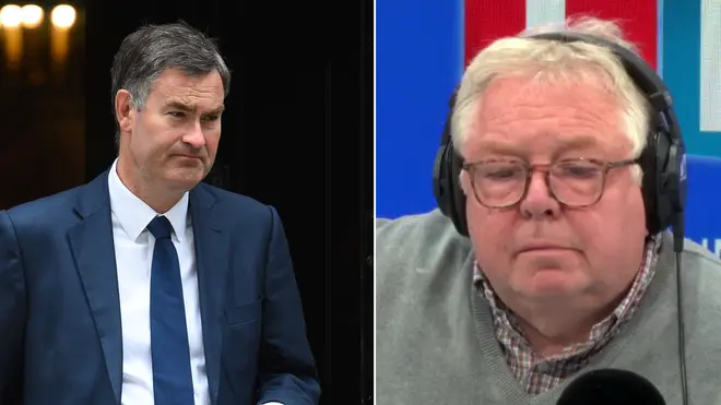 David Gauke was challenged by an LBC listener over his "puerile" position