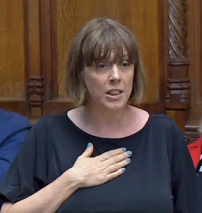 Jess Phillips in the House of Commons yesterday