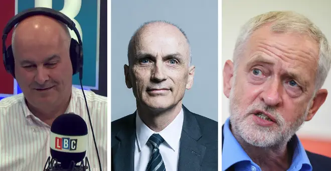 Iain Dale, Chris Williamson and Jeremy Corbyn