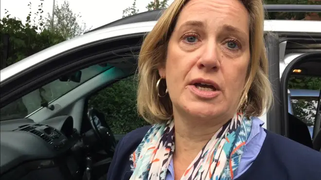 Amber Rudd has suggested she may stand against her party in a London constituency