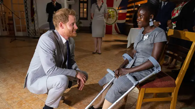 Sandra Thijika told Prince Harry she has named her daughter after his late mother