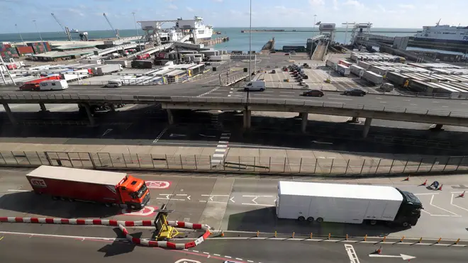 A ferry had to be evacuated early today at Dover and the army bomb squad was called (file image)