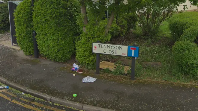 A woman has died at an address on Tennyson Close, Enfield
