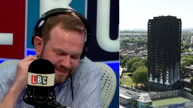 James O'Brien got very emotional when hearing the Grenfell tributes