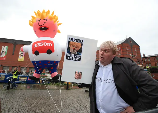 Anti-Brexit protesters marched on the Tory Party conference in Manchester