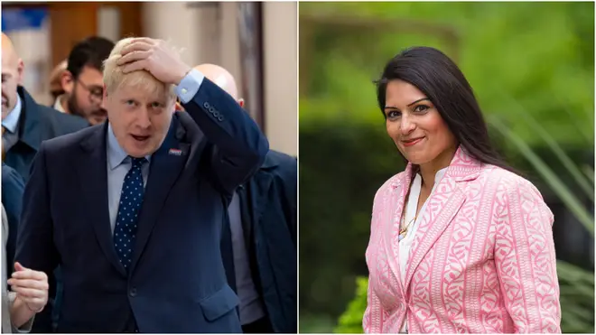 Boris Johnson and Priti Patel fell out during a cabinet meeting over flying children in Syrian camps back to the UK