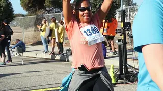 Doria Ragland ran the 5K race for suicide prevention