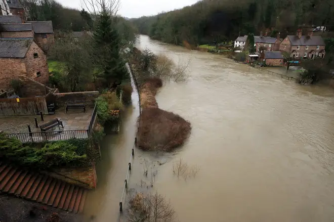 The person was swept away by the River Severn