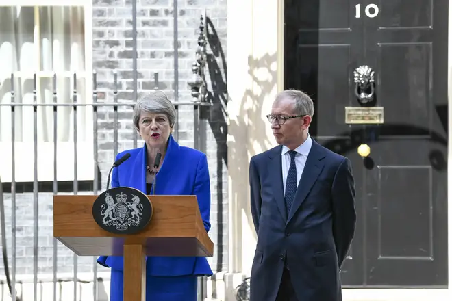 Theresa May said she had a "fantastic" time as leader