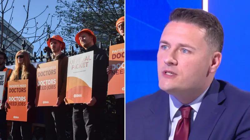 Health Secretary Wes Streeting has urged the BMA to come to the table amid a six-day walkout.