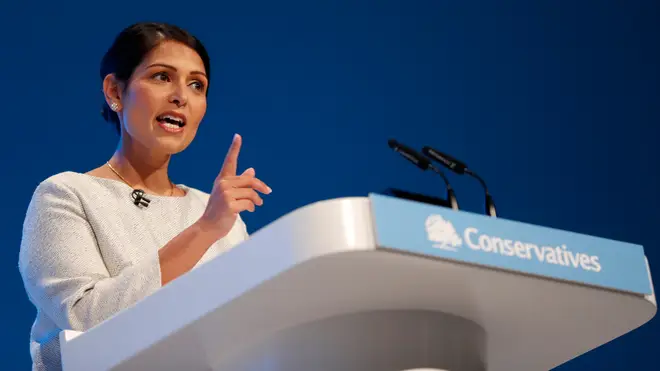 The Home Secretary spoke at the Conservative Party Conference in Manchester