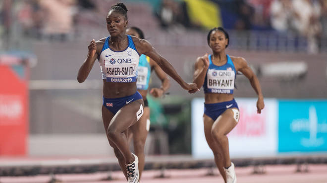 Dina Asher-Smith beat her competitors at Doha in the 200m women's final