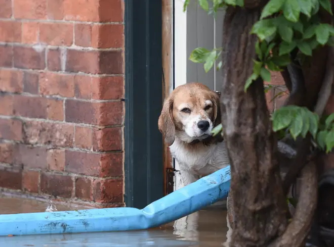 There was widespread flooding across England and Wales on Tuesday