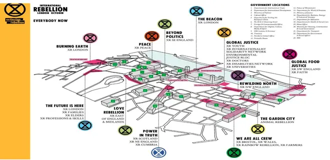 The International Rebellion Continues: From 7 October Extinction Rebellion UK to shutdown Westminster for at least two weeks