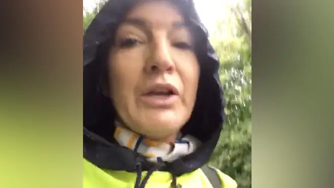 Rachel Murrell is walking from Devon to London to protest after Thomas Cook went bust