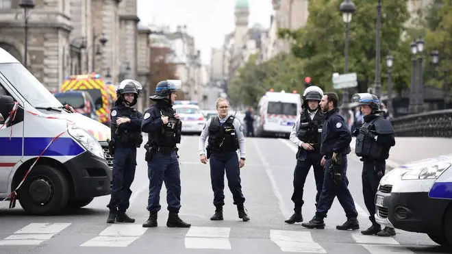 Four French police officers were killed on Thursday