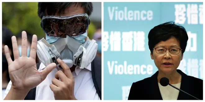 Protests have swept across Hong Kong