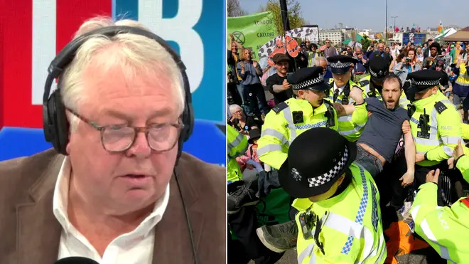 Nick Ferrari took this Extinction Rebellion activist to tast