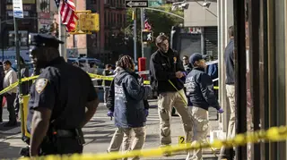 The Chinatown area of New York has been cordoned off by police
