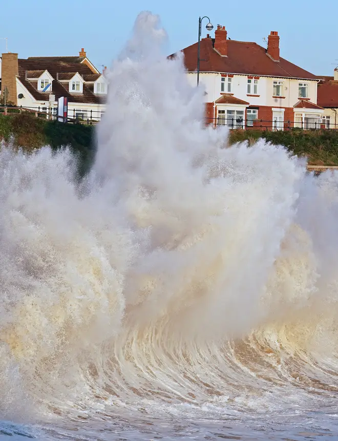 A downpour of rain is set to hit the east coast of the UK