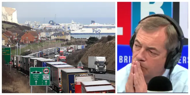 Caller Who Runs Transport Business Tells Nigel Farage Why Post-Brexit Customs Won't Be Hard