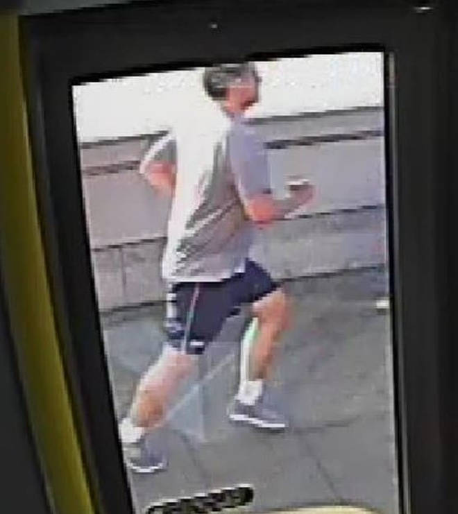 This is the latest image of the jogger police want to trace.