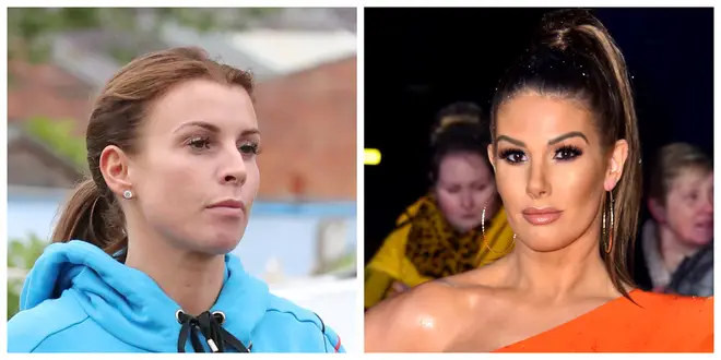 Coleen Rooney (left) and Rebekah Vardy (right) are embroiled in a social media spat