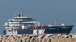 File photo: The Stena Impero was seized in July as it passed through the Strait of Hormuz