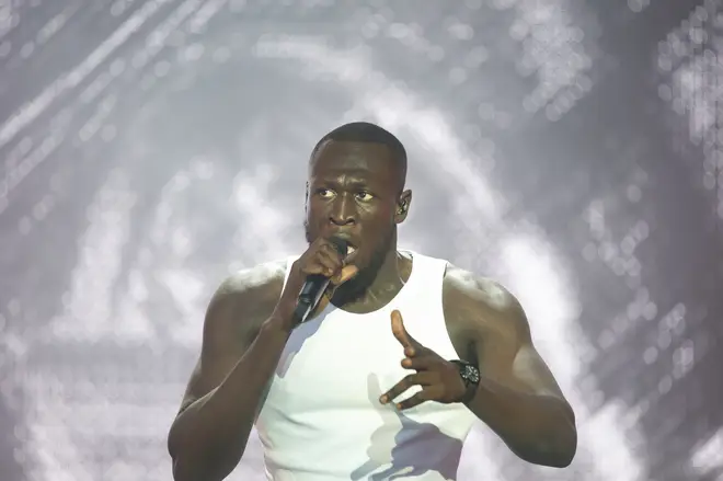 Stormzy performs during the TRNSMT festival at Glasgow Green, Scotland.