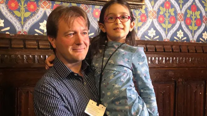 The daughter of Nazanin Zaghari-Ratcliffe has returned to the UK