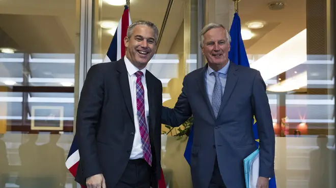 Mr Barclay and Mr Barnier held a "constructive meeting" in Brussels