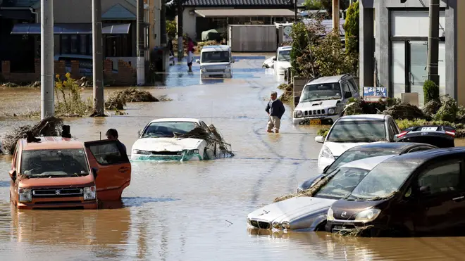 Typhoon wreaked devastation in parts of Japan