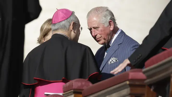 Prince Charles at the canonisation of Cardinal Newman