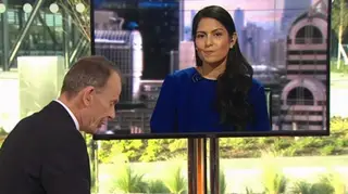 Priti Patel was accused of 'laughing' at the effects of No Deal Brexit