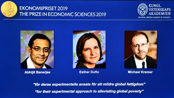 Abhijit Banerjee, Esther Duflo, and Michael Kreme receives the Nobel Prize in Economic Sciences 2019