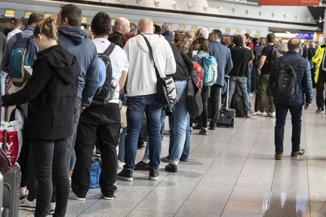 Manchester and Belfast airport have the longest security queues