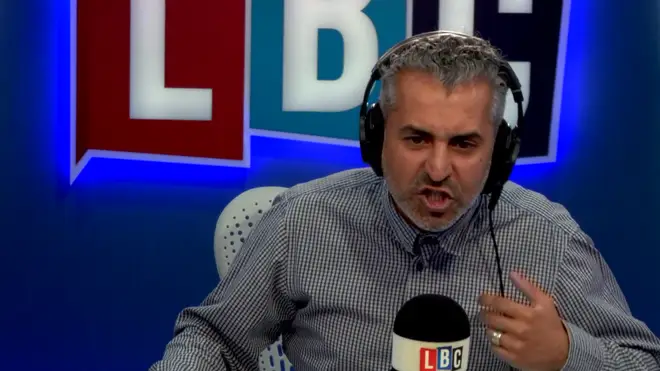 Maajid Nawaz gets tough on claims he is "just trying to impress the white people not he radio"