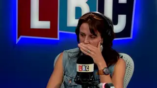 Beverley Turner was speechless by this caller's use for a snore-tracking app