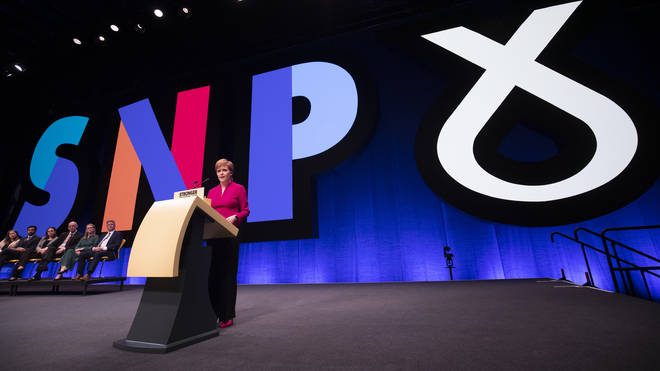 The SNP leader addressed conference in Aberdeen