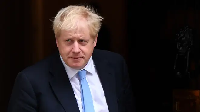 Boris Johnson outside 10 Downing Street on Tuesday