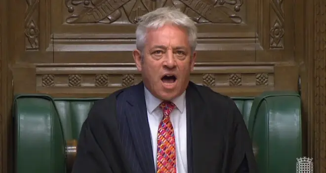 The caller said John Bercow "usurped the Prime Minister"