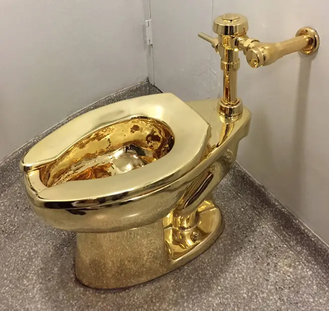 The Blenheim Palace toilet was stolen on September 14