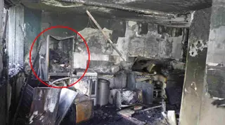 The fridge-freezer where the Grenfell Fire is believed to have started