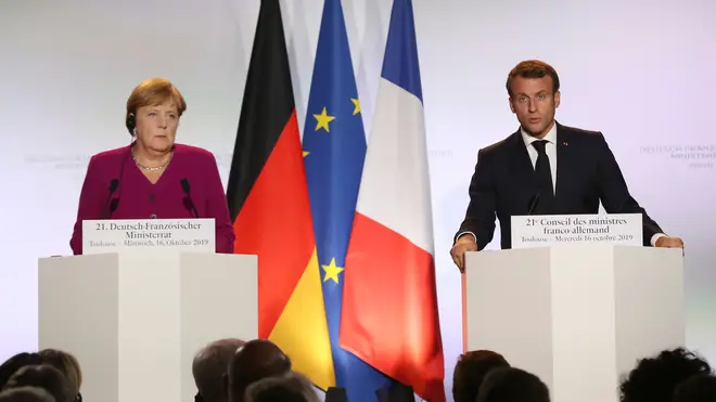 Chancellor Angela Merkel and President Emmanuel Macron on Wednesday